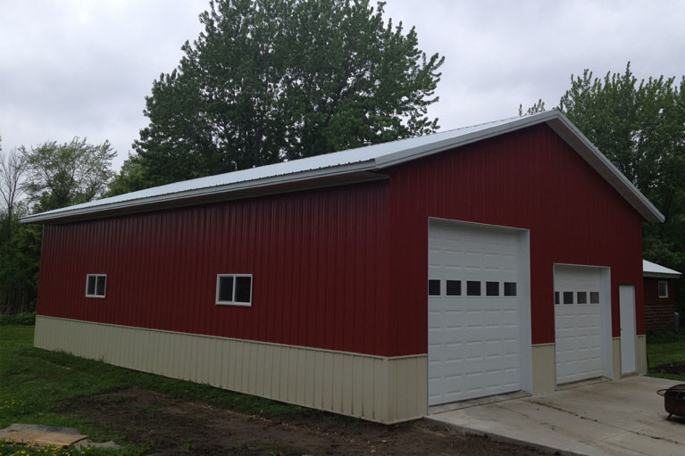 Pole Barn Shop Addition Arr Construction